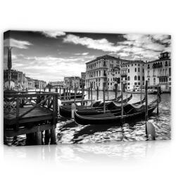 Consalnet Gondolák Velencében, vászonkép, 60x40 cm méretben (C5-12649O4)