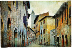 Dimex Vlies Fotótapéta - Medieval street Tuscany - 375x250 cm (MS-5-1959)
