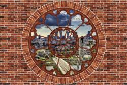 Consalnet Kilátás Varsóra poszter, fotótapéta, Vlies (152, 5 x 104 cm) (C1-2182VEL)