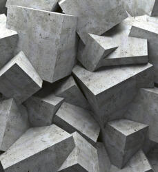 Dimex CONCRETE CUBES fotótapéta, poszter, vlies alapanyag, 225x250 cm (MS-3-0176)