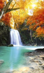 Dimex DEEP FOREST WATERFALL fotótapéta, poszter, vlies alapanyag, 150x250 cm (MS-2-0083)