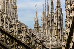 Dimex Vlies Fotótapéta - Roof Milan Cathedral - 375x250 cm (MS-5-1004)