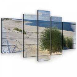 Consalnet Vászonkép, 5 darabos, Tengerpart 170x100 cm méretben (C5-10025S4A)