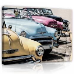 Consalnet Vászonkép, Retró autók 80x60 cm méretben (C5-12712O6)