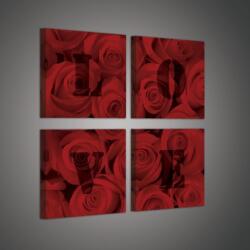 Consalnet Vászonkép 4 darabos, LOVE 50x50 cm méretben (C5-2014S20)