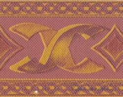 Jász-Iron Lila-okkersárga mintás bordűr (942-35)