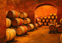 Sverus Fotótapéta Wine Barrels in the Wine Vault, 368 x 254 cm (SV-26772685WM-368X254-CM)