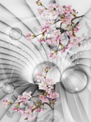 Consalnet Absztrakt virágok poszter, fotótapéta, Vlies (184x254 cm, álló) (C1-10200V4A)