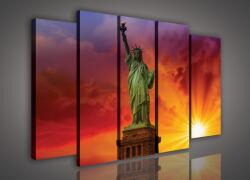Consalnet Vászonkép, 5 darabos Szabadság-szobor 150x100 cm méretben (C5-985S12)
