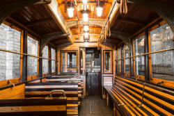 Dimex Vlies Fotótapéta - An old tram interior - 375x250 cm (MS-5-2884)