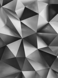 Consalnet Ezüst absztrakt poszter, fotótapéta, Vlies (184x254 cm, álló) (C1-10162V4A)