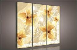 Consalnet Liliom minta, 3 darabos vászonkép, 90x80 cm méretben (C5-876S6)