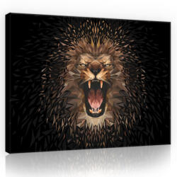 Consalnet Vászonkép, Oroszlán, 100x75 cm méretben (C5-11559O1)