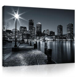 Consalnet Vászonkép, Éjszakai város, 60x40 cm méretben (C5-20088O4)