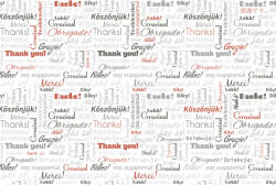 Dimex THANK YOU fotótapéta, poszter, vlies alapanyag, 375x250 cm (MS-5-0266)