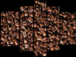 Consalnet Vászonkép, 5 darabos, Kávészemek 170x100 cm méretben (C5-20233S4A)