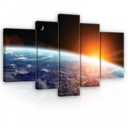 Consalnet Vászonkép, 5 darabos, A Föld 170x100 cm méretben (C5-11793S4A)