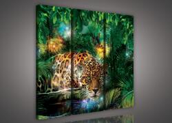 Consalnet Jaguár, 3 darabos vászonkép, 90x80 cm méretben (C5-20288S6)
