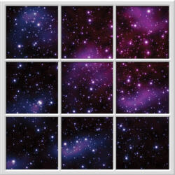 Consalnet Kazettás virágos vlies poszter, fotótapéta (208 X 208 cm) (C1-934VECMXXL)