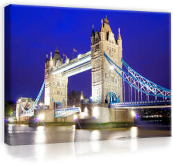 Consalnet Vászonkép, Tower Bridge, 80x60 cm méretben (C5-CUSTOM-172VEM)