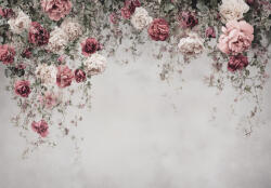 Consalnet Lelógó rózsaszínes virágok poszter, fotótapéta, Vlies (350 x 250 cm) (C1-15592VX7)