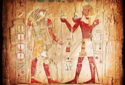 Dimex EGYPT PAINTING fotótapéta, poszter, vlies alapanyag, 375x250 cm (MS-5-0052)