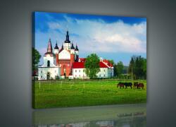 Consalnet Vászonkép, Vidéki kolostor, 100x75 cm méretben (C5-2580O1)