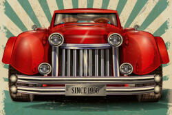 Dimex Vlies Fotótapéta - Vintage Garage Poster - 375x250 cm (MS-5-2214)