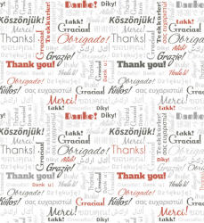 Dimex THANK YOU fotótapéta, poszter, vlies alapanyag, 225x250 cm (MS-3-0266)