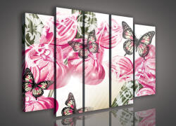 Consalnet Vászonkép, 5 darabos Pillangók 150x100 cm méretben (C5-214S12)