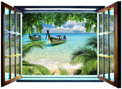 Consalnet Ablakból a kilátás vlies poszter, fotótapéta 826VEZ4 /201x145 cm/ (826-VEZ4)