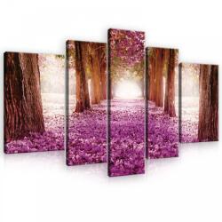 Consalnet Vászonkép, 5 darabos, Cseresznyefák 170x100 cm méretben (C5-10236S4A)