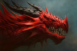 Dimex Vlies Fotótapéta - Red dragon - 375x250 cm (MS-5-1252)