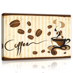 Consalnet Kávé, vászonkép, 60x40 cm méretben (C5-10001O4)