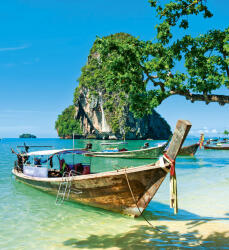 Dimex THAILAND BOAT fotótapéta, poszter, vlies alapanyag, 225x250 cm (MS-3-0198)