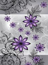 Consalnet Virág minta poszter, fotótapéta, Vlies (184x254 cm, álló) (C1-1244V4A)