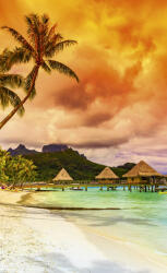 Dimex POLYNESIA fotótapéta, poszter, vlies alapanyag, 150x250 cm (MS-2-0211)