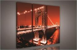 Consalnet Híd, 3 darabos vászonkép, 90x80 cm méretben (C5-628S6)