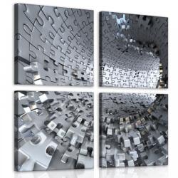 Consalnet Vászonkép 4 darabos, Puzzle 50x50 cm méretben (C5-10821S20)