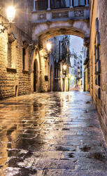 Dimex ANCIENT STREET IN BARCELONA fotótapéta, poszter, vlies alapanyag, 150x250 cm (MS-2-0048)