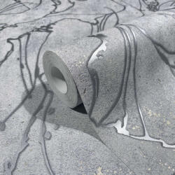 Marburg Szürke márvány törések beton alapon tapéta (City Glow 34254) (34254)