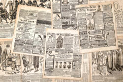 Dimex Vlies Fotótapéta - Antique Newspaper - 375x250 cm (MS-5-2081)
