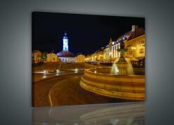 Consalnet Vászonkép, Városi szökőkút, 100x75 cm méretben (C5-2579O1)