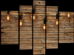 Consalnet Vászonkép, 5 darabos, Lámpák 170x100 cm méretben (C5-20136S4A)