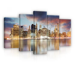 Consalnet Vászonkép 5 darabos, Brooklyn 100x60 cm méretben (C5-11854S17)