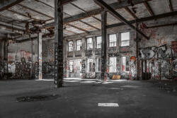 Dimex Vlies Fotótapéta - Abandoned warehouse - 375x250 cm (MS-5-0844)