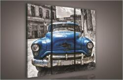 Consalnet Retró autó, 3 darabos vászonkép, 90x80 cm méretben (C5-958S6)