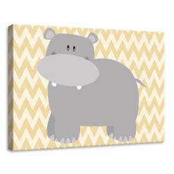 Consalnet Víziló, vászonkép, 70x50 cm méretben (C5-10991O7)