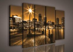Consalnet Vászonkép, 5 darabos Boston 150x100 cm méretben (C5-1103S12)
