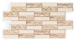 GRACE 3D PVC falpanel Bézs tégla mintás (TP10013971)